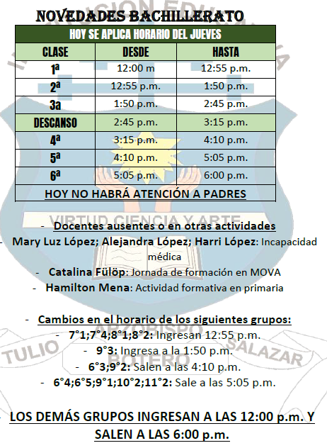 HORARIO